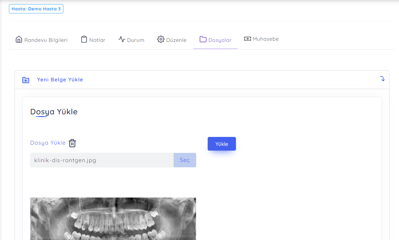 klinik yönetimi doküman sistemi