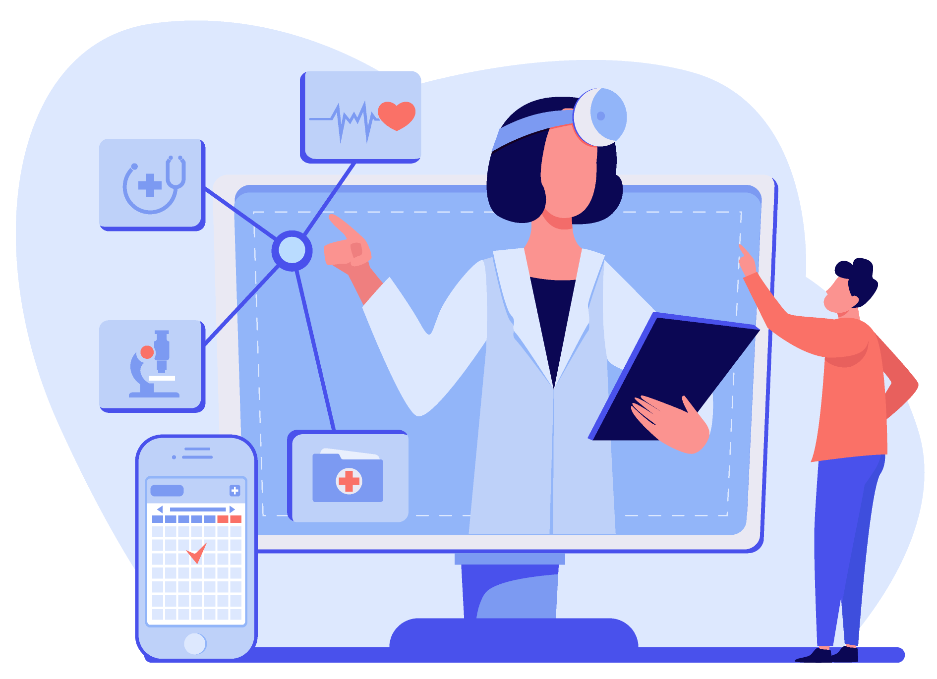 Online doktor klinik yönetim programı